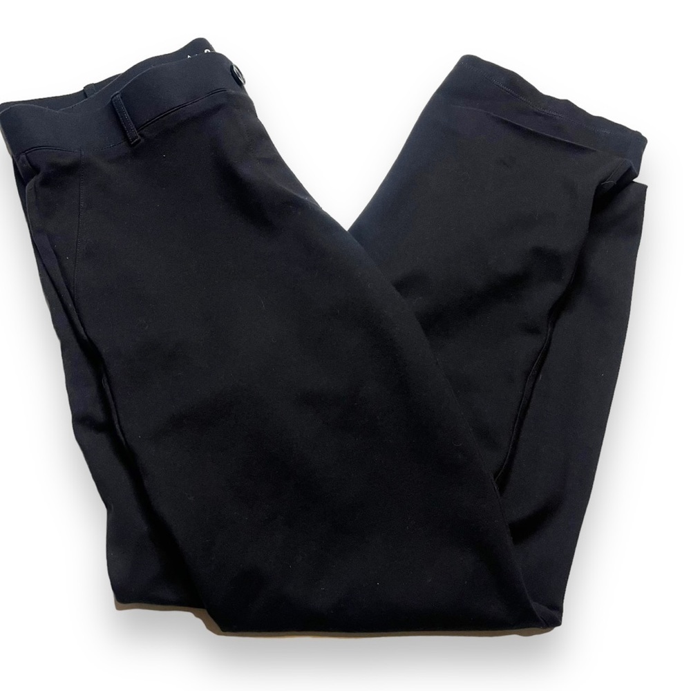 Betabrand W0076-BK Black Straight Leg Classic Dress Yoga Pants XL FLAWED